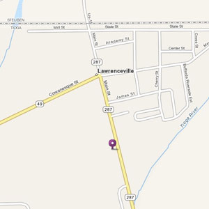 Map of Lawrenceville store
